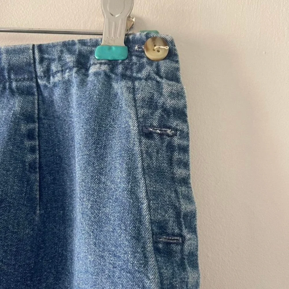 Vintage denim Eddie Bauer skirt‎ Classic 90s western minimalist spring